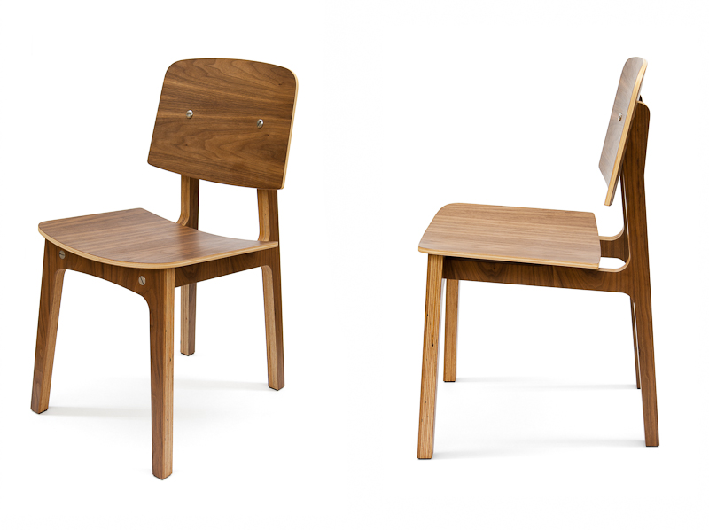 Walnut Plywood 412 Chair