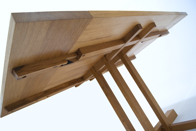 Custom Oak Kitchen Table
