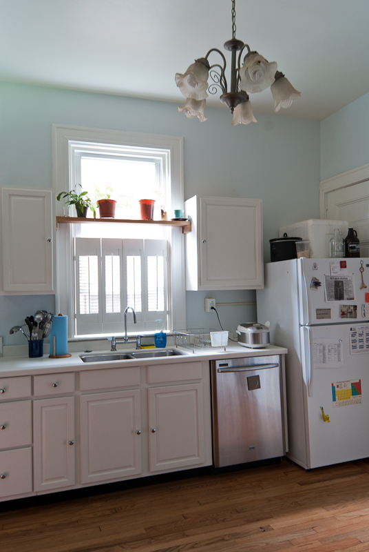 Reclaimed Rental Apartment Kitchen